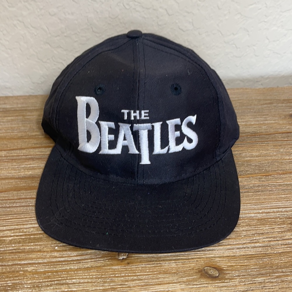 Vintage Beatles Embroidered Snapback Hat